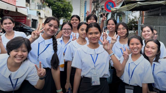 Today, our students are taking the baccalaureate – Happy Chandara Campus